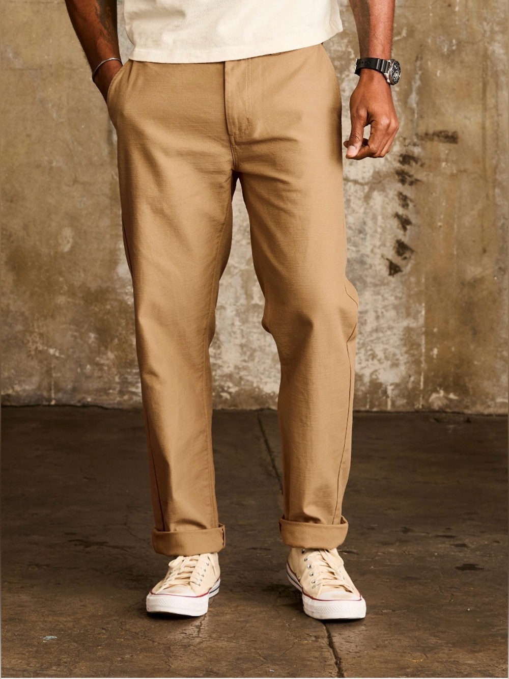 Line of Trade Officer Chino Men’s 40x32 Khaki Straight Leg Cotton Pants